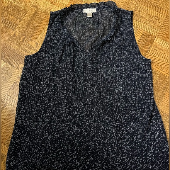 Loft Polka Dot Blouse - Picture 2 of 4